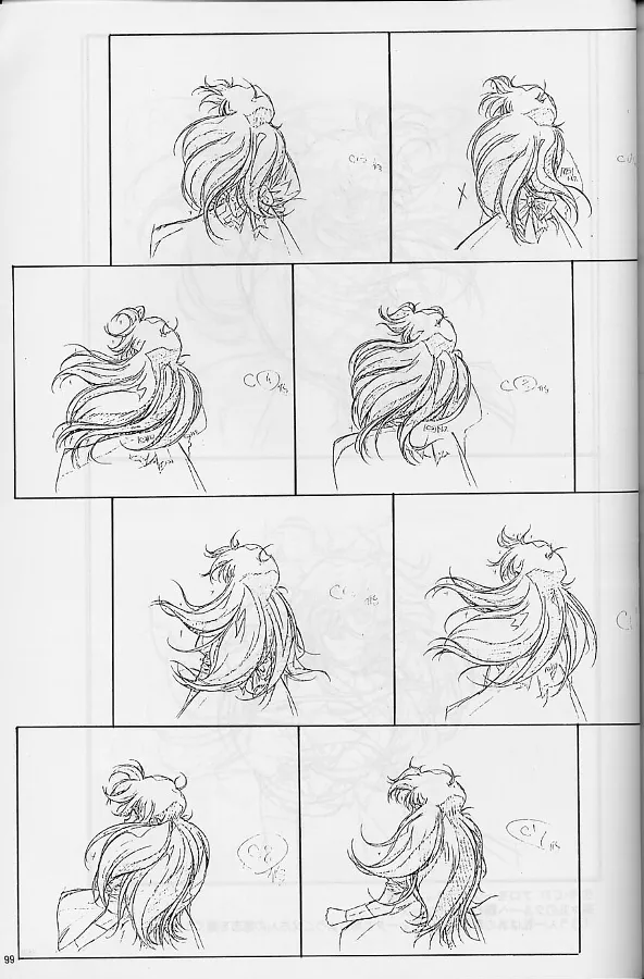 プラスチックリトル修正原画集 Page.99